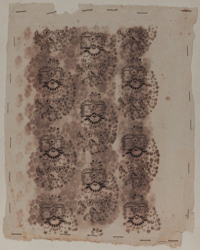 Design Drawing, late 18th century by Unknown artist