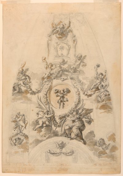 Design for Painted Cupola by Unknown artist