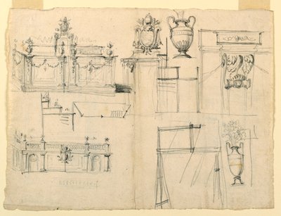 Designs for Vases and Architecture by Unknown artist