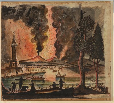 Eruption of Vesuvius by Unknown artist