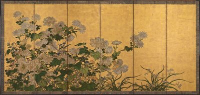 Flowers: chrysanthemums, peonies, etc by Unknown artist