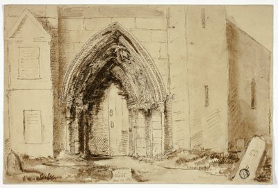 Gothic Church Portal by Unknown artist