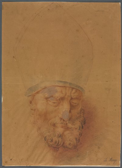 Head of a Bishop by Unknown artist