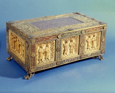 Ivory box. Portable altar by Unknown artist