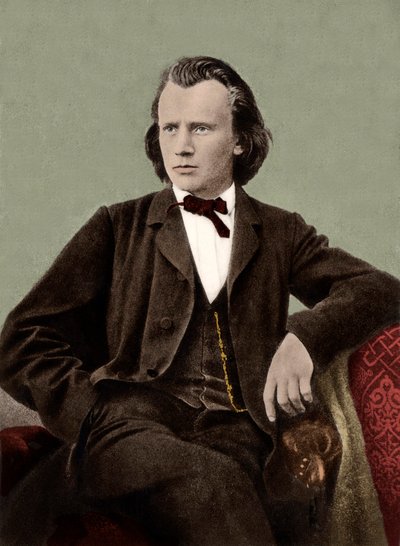 Johannes Brahms, German composer by Unknown artist