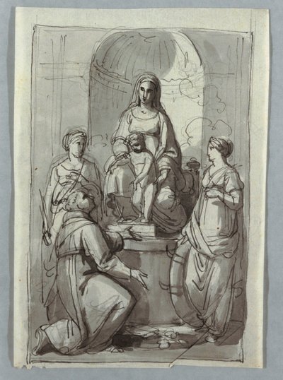 Madonna with Saints by Unknown artist