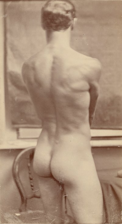 Male Nude Study by Unknown artist