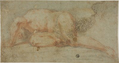 Man Lying Down, Arm Over Head by Unknown artist
