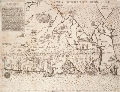 Map of Chile Compiled by Jesuits by Unknown artist