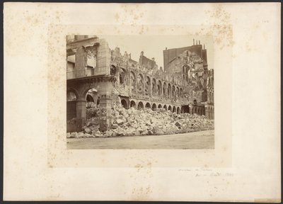Ministry of Finance, After the 1871 Fire by Unknown artist