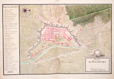 Plan of Rochefort by Unknown artist