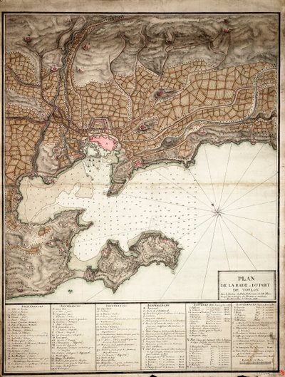 Plan of Toulon by Unknown artist