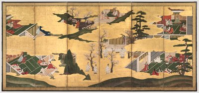 Scenes from the Tale of Genji by Unknown artist