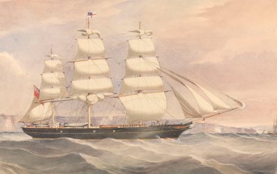 Silver Eagle clipper ship, c.1861-64 by Unknown artist