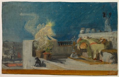 Sketch for "The Oriental Dream" by Unknown artist