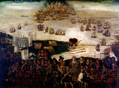 Spanish Armada Dyptich by Unknown artist