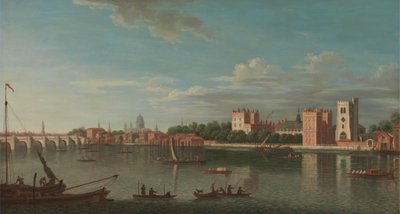 Thames at Lambeth Palace by Unknown artist