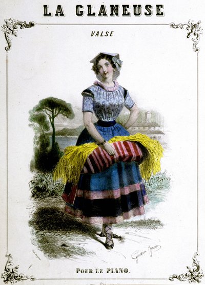 The gleaner, waltz for piano by Unknown artist