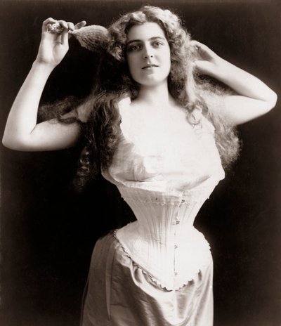 Woman Wearing Corset by Unknown artist