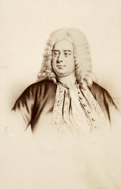 Portrait of George Frideric Handel by Unknown photographer