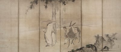 Su Shi So Shoku, early 1600s by Unkoku Tōgan