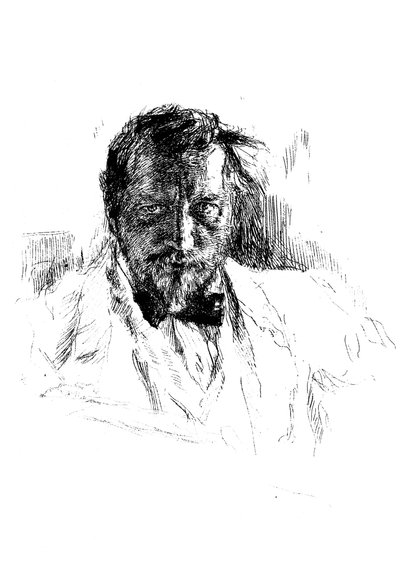 Self-portrait by Valentin Aleksandrovich Serov