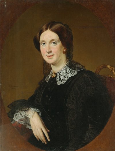 Portrait of N.I. Panina, 1855 by Vasili Andreevich Tropinin