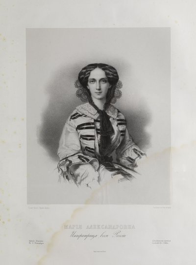 Tsarina Maria Alexandrovna by Velten