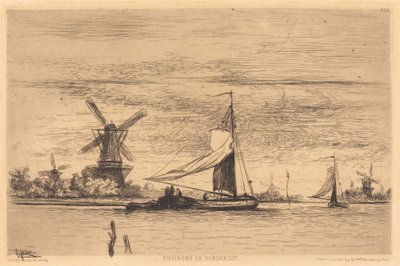 Environs of Dordrecht by Vicomte Ludovic Lepic