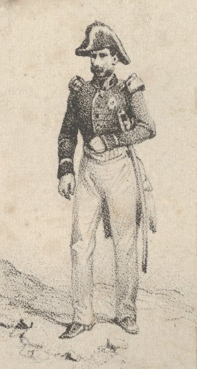 A soldier, mid-19th century by Victor Adam