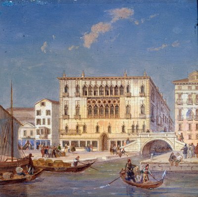 Palazzo Bernardo, 19th century by Victor Adam