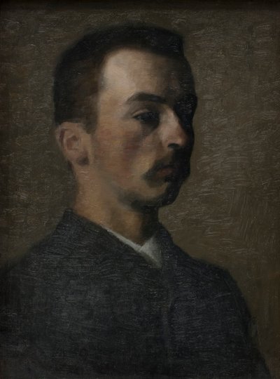 Self-Portrait, 1890 by Vilhelm Hammershøi