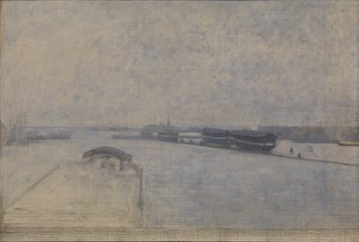 The Harbour of Copenhagen Seen from Kvæsthusgade by Vilhelm Hammershøi