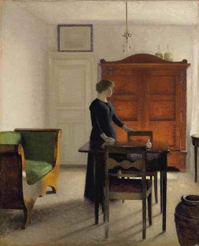 Ida in an Interior, 1897 by Vilhelm Hammershoi