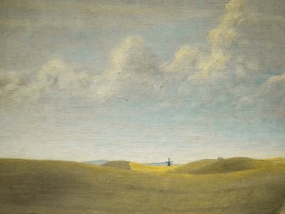 Landscape (detail) by Vilhelm Hammershoi
