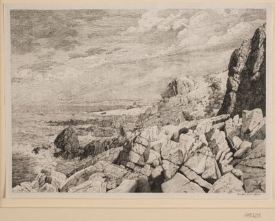 Rocky Coast of Bornholm by Vilhelm Kyhn