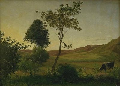 Landscape at Hald Towards Evening by Vilhelm Kyhn