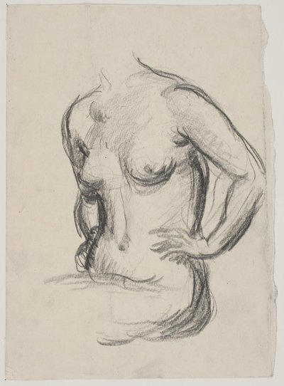 Seated Female Model by Vilhelm Lundstrøm