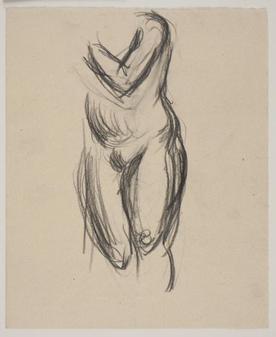 Standing Female Model by Vilhelm Lundstrøm