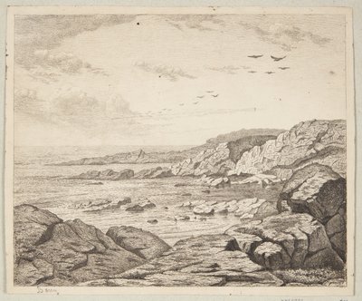 Coastal Scene from Bornholm by Ville Bang