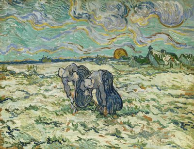 Two Peasant Women, 1890 by Vincent van Gogh