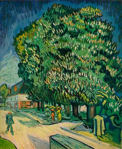 Chestnut Trees in Blossom by Vincent van Gogh