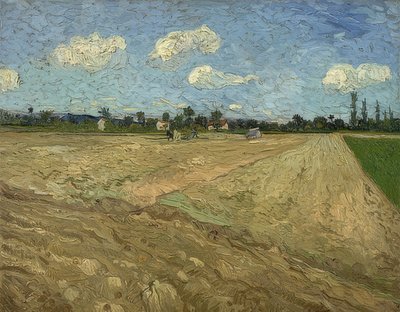 Plowed Field (Furrows). 1888 by Vincent van Gogh
