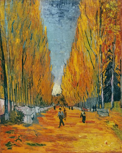 The Alley of Alyscamps, Arles by Vincent van Gogh