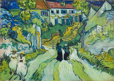 Stairway at Auvers by Vincent van Gogh