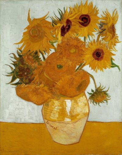 Vase with Sunflowers by Vincent van Gogh