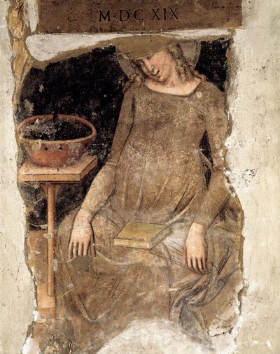 Pregnant Virgin, fragment by Vitale da Bologna