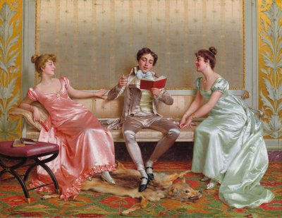 The Reading by Vittorio Reggianini