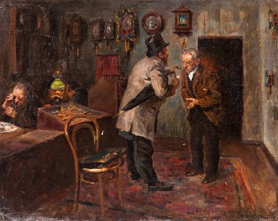 At the Jewelers by Vladimir Egorovic Makovsky