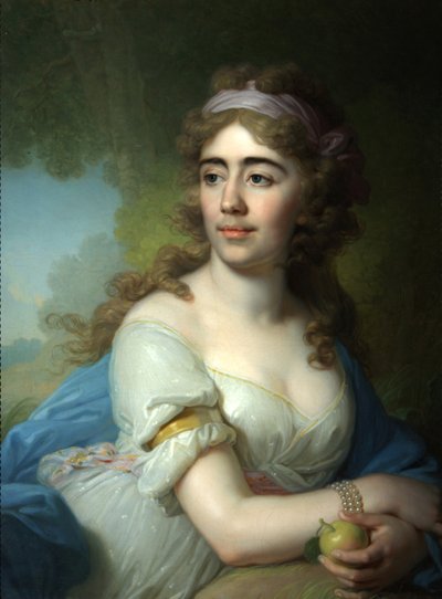 Portrait of Skobeyeva, 1790s by Vladimir Lukich Borovikovsky